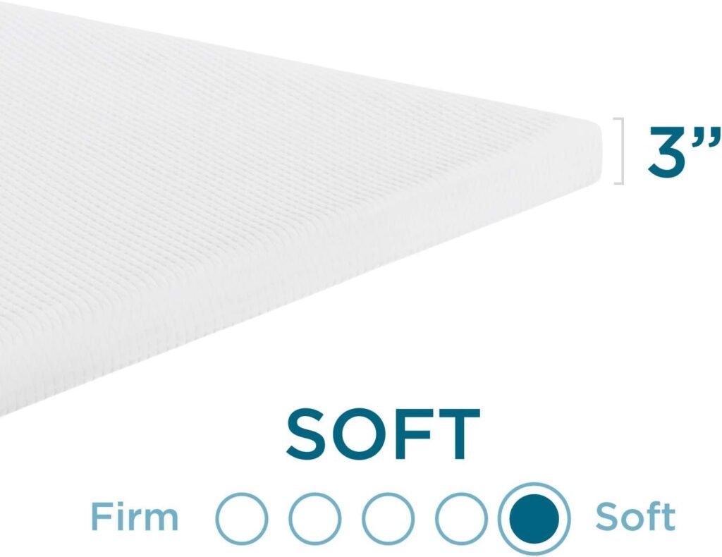 Tempur-Pedic TEMPUR-Adapt + Cooling 3-Inch Queen Mattress Topper Medium Luxury Premium Foam, Washable Cover, Medium Cooling Topper,White